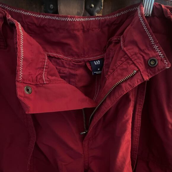 Red Gap Cargo Utility Style zip festival style pants Medium - Picture 6 of 7